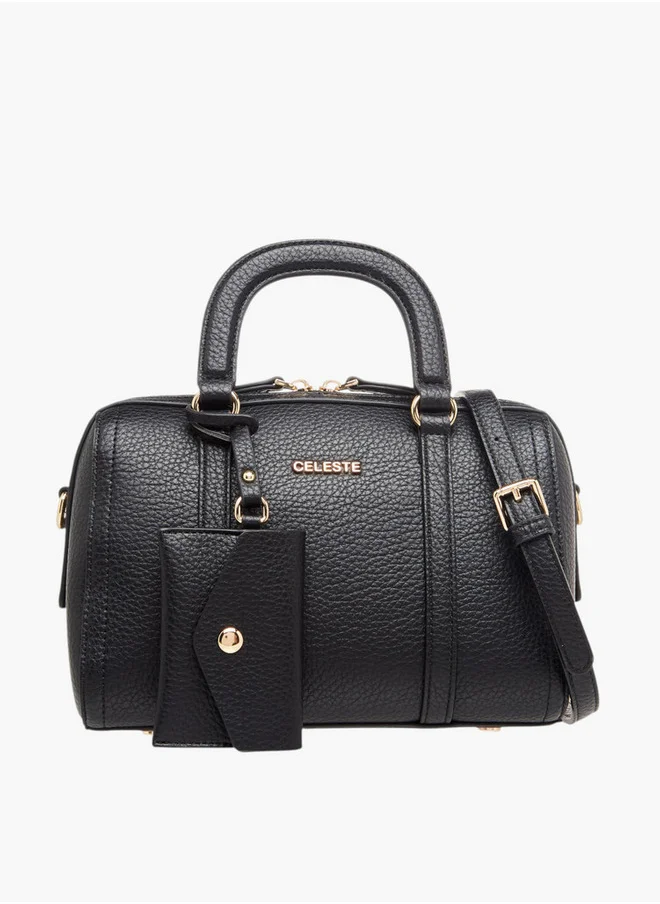 سيليست Textured Tote Bag with Coin Purse
