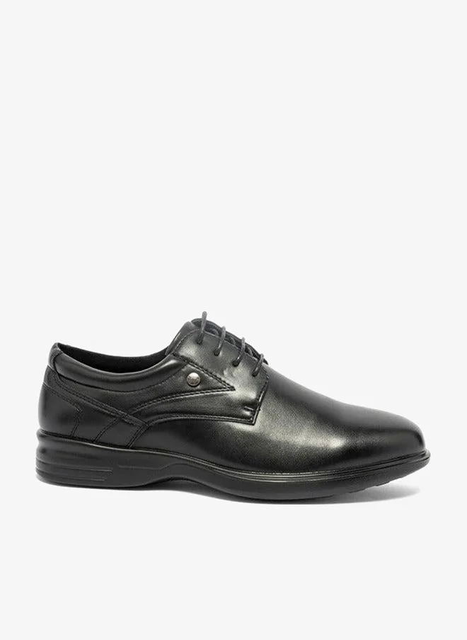 LBL by Shoexpress Solid Lace-Up Derby Shoes