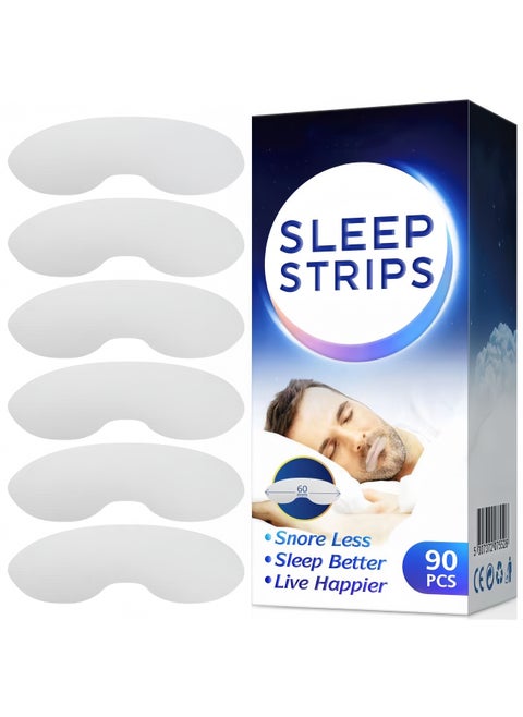 Sleep Patch Good Night Patch 90 pieces to reduce mouth breathing Advanced gentle mouth patch for nasal breathing improves sleep quality and reduces snoring