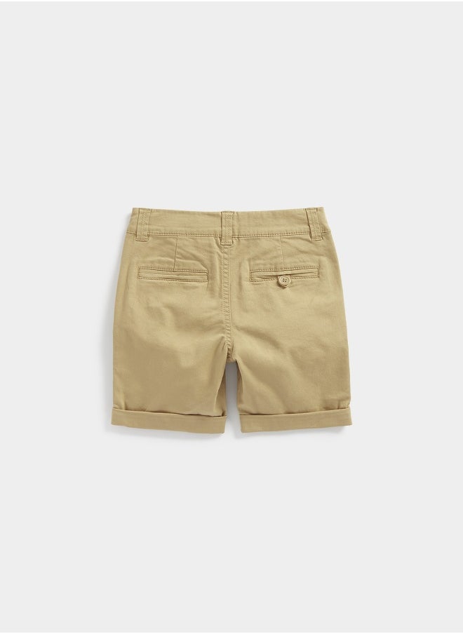 mothercare Tan Chino Shorts  - Image 2