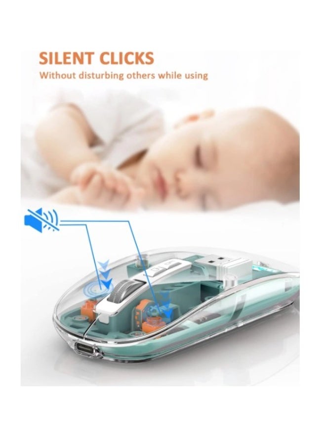 Terabyte BLUETOOTH Wireless&2.4G Mouse USB& TYPE C - Image 3