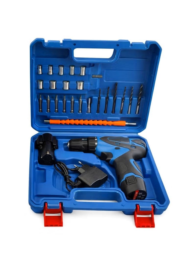 كوترا Professional Cordless Drill Kit 12V 10mm 24PCS - Image 1