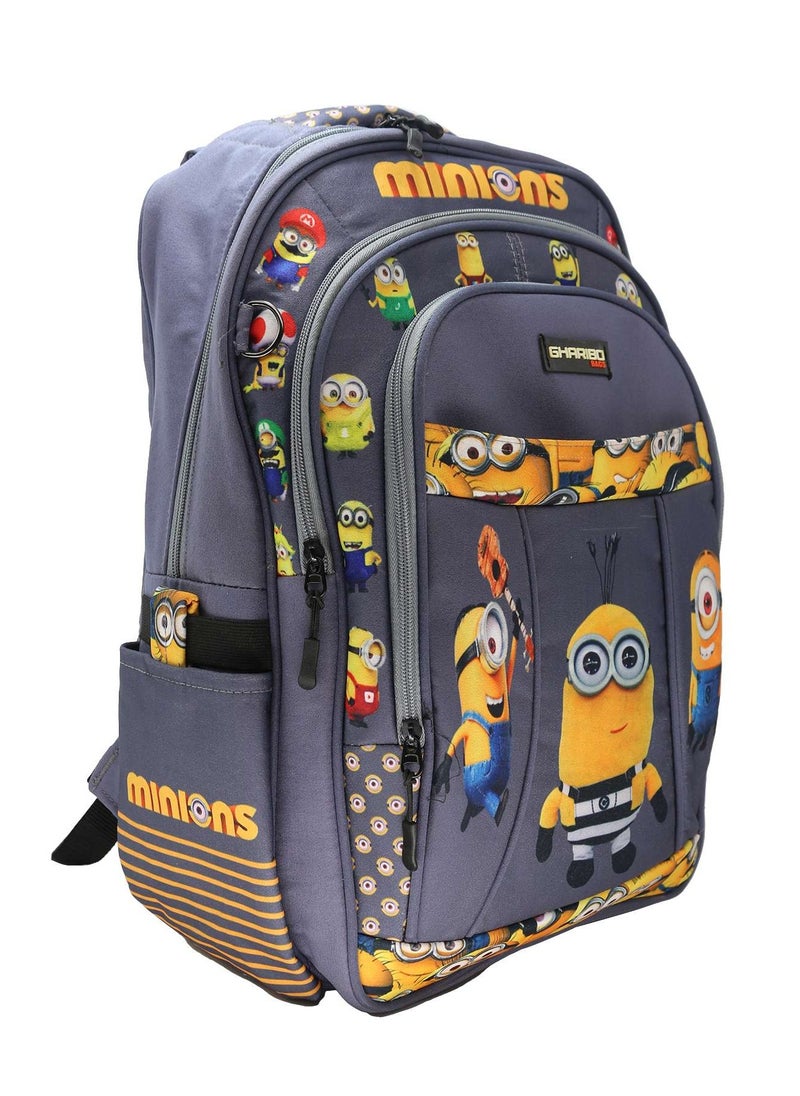 Gharibo Bags School backpack model 19 Minions  - Image 3