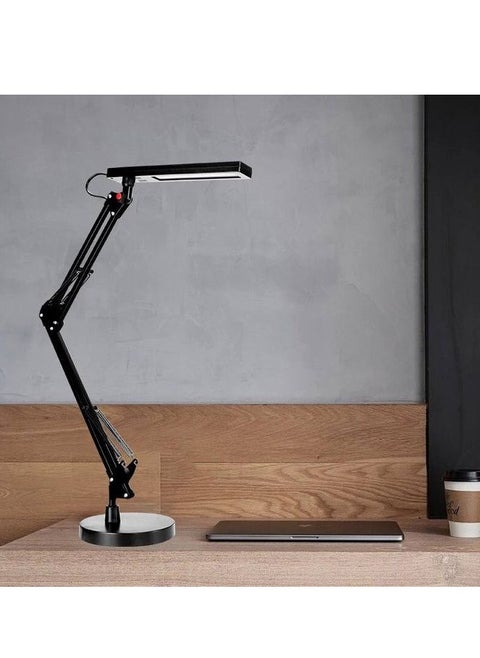 مصباح مكتب LED قابل للتعديل متعدد الزوايا بعدة مفاصل تصميم عملي وحديث