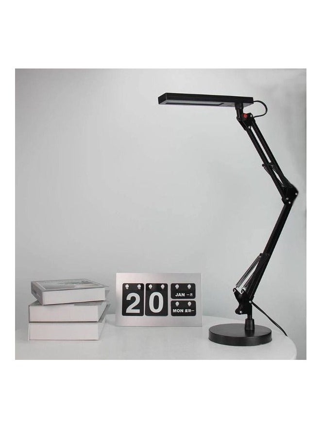 مصباح مكتب LED قابل للتعديل متعدد الزوايا بعدة مفاصل تصميم عملي وحديث