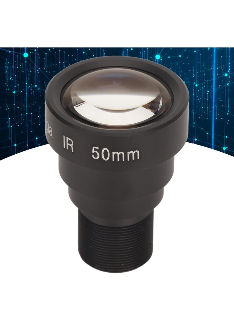 Rosvola Rosvola 5MP HD Single Board Lens 50mm F28 M12 Interface Aluminum Alloy with Lens Cover Prime Fixed Focal Length  - Image 5