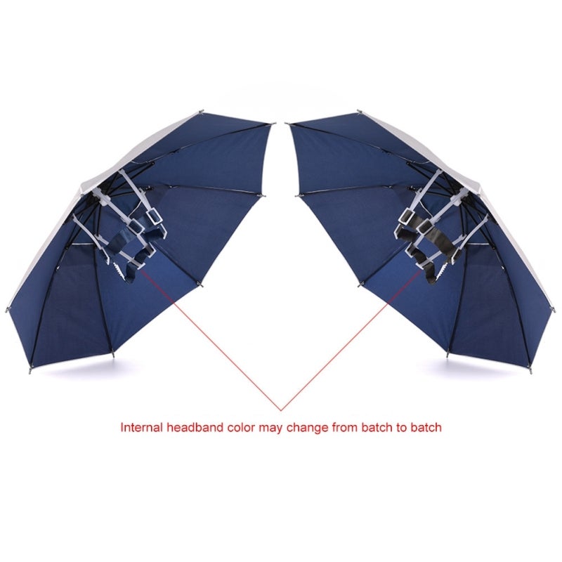 Foldable Umbrella Hat: Hands-Free Design - Foldable Sun Cap for Outdoor Fishing & Sports Activities - Image 4