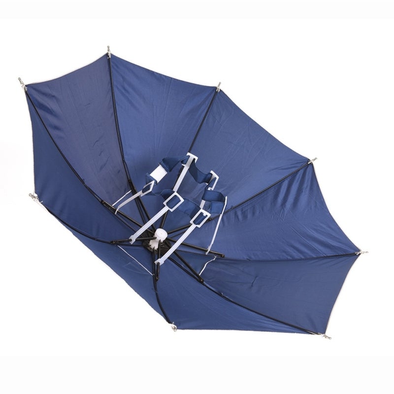 Foldable Umbrella Hat: Hands-Free Design - Foldable Sun Cap for Outdoor Fishing & Sports Activities - Image 3
