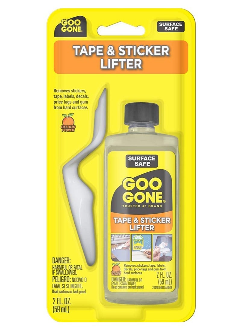 Goo Gone Goo Gone Sticker Lifter - Adhesive and Sticker Remover - 2 Ounce - Citrus Power Removes Stickers Tape Labels Decals Tags and Gum  - Image 1