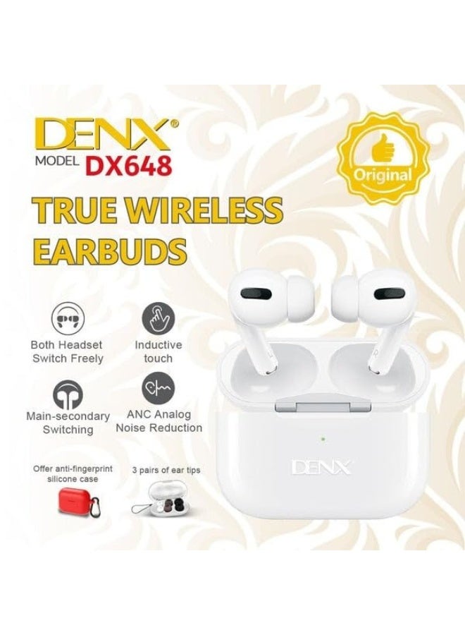 دينكس سماعات DENX اللاسلكية DX648 (بيضاء)  - Image 2