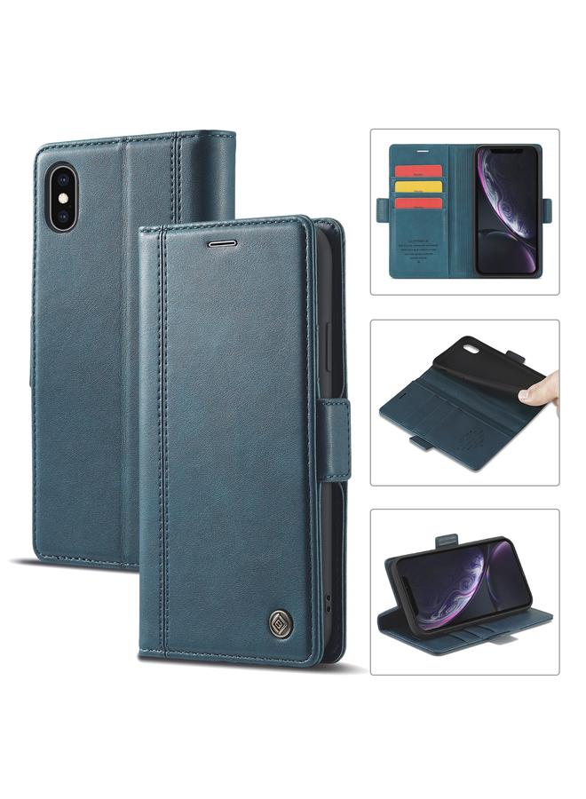 The Bros Case For iPhone X / XS Magnetic Buckle PU + TPU Horizontal Flip Leather Case with Holder & Card Slots & Wallet