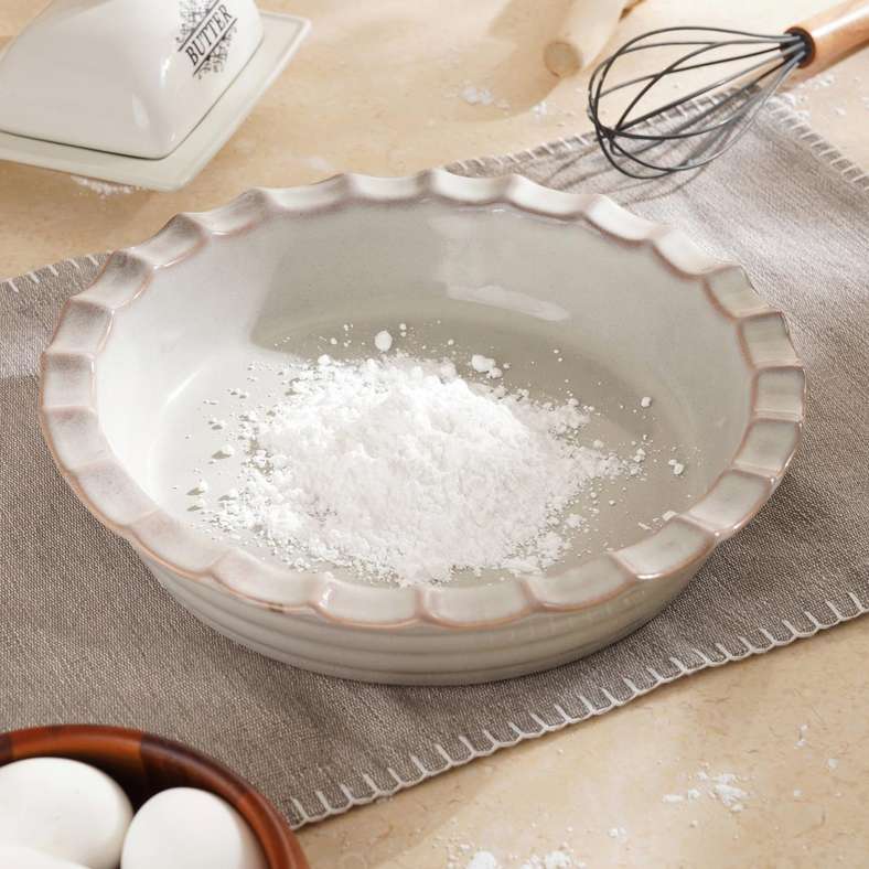 Pan Home طبق فطيرة رمادي تفاعلي للمطبخ