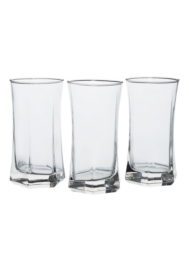 Bormioli Rocco Rocco 3Piece Long Glass Set Clear 332Ml 