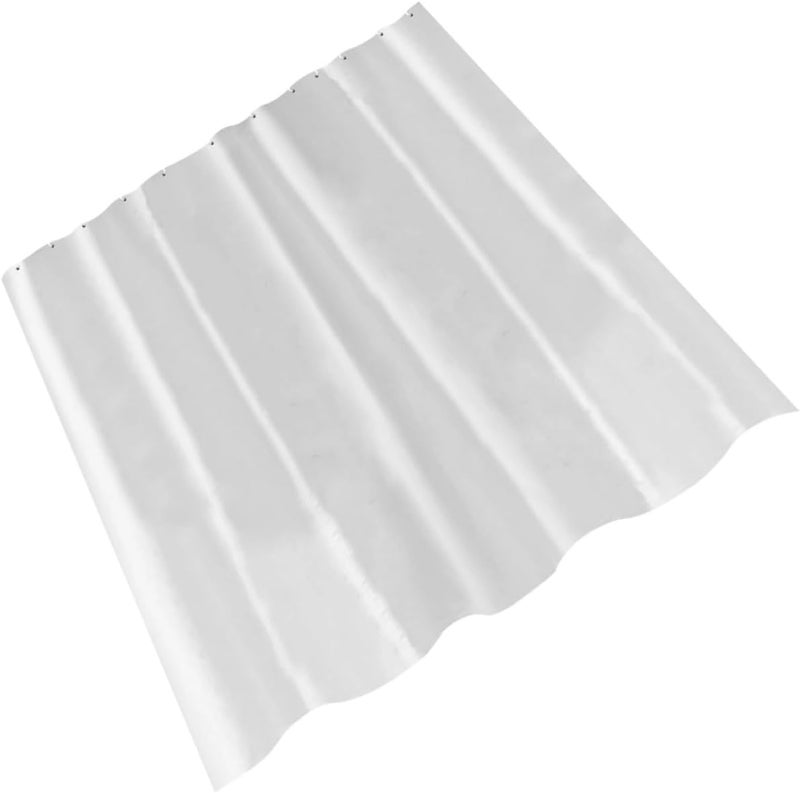 GALPADA Waterproof Shower Curtain Bathroom Curtain 180x180cm White Peva Partition Liner for Indoor Use - Image 1