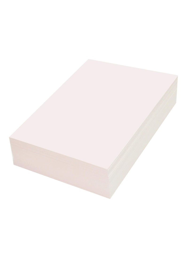 FIS FIS Executive Laid Bond Paper, 500 Sheets, 100 gsm, Pink Color, A4 Size - FSPALD100PI  - Image 1