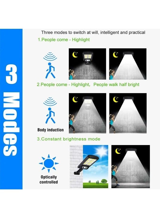 Arabest Led Solar Lights Outdoor, 120 Solar Lights，Outdoor Wireless Solar Security, Wall Light Motion Sensor with 3 Lighting Modes for Porch Gutter Barn, Garden, Deck, Fence, Patio Path, Garage and Street  - Image 3
