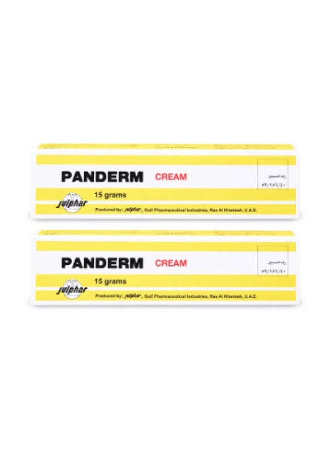 Julphar Pack Of 2 Panderm Cream 15 gm - Image 1