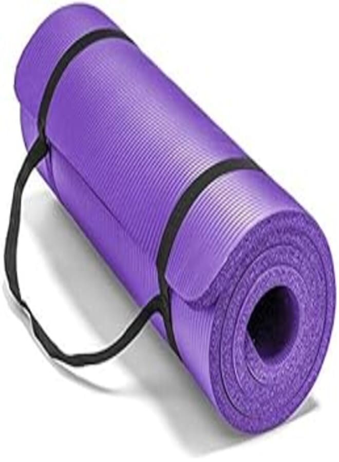 Pro Hanson Fitness Mat With Carry Strap Multicolor, 10 mm