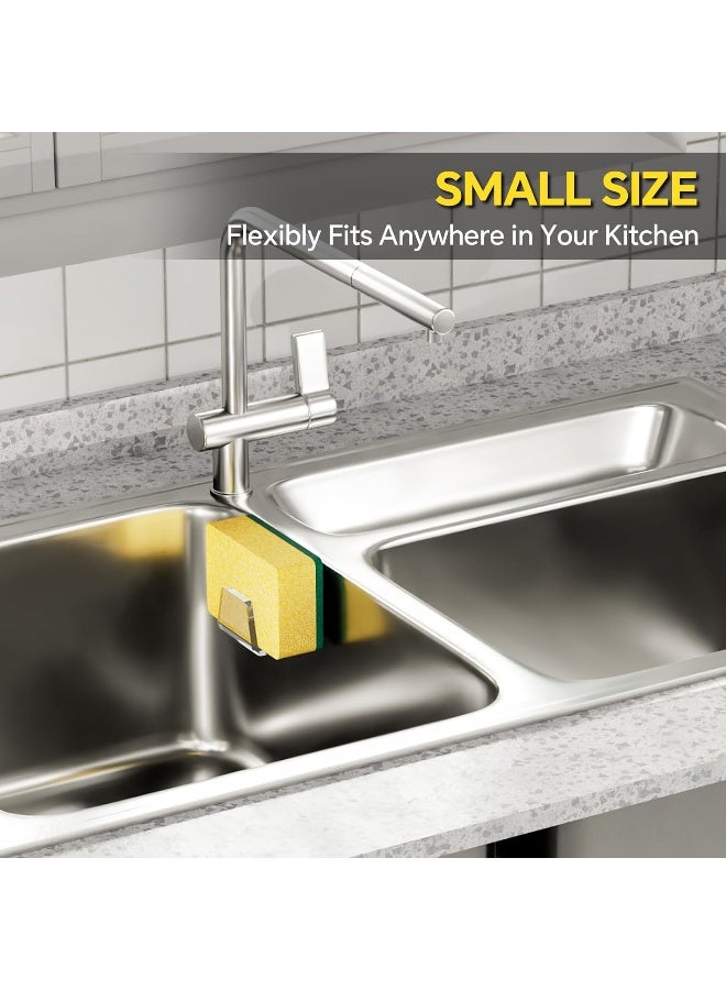 TPGP Clear Acrylic Kitchen Sink Sponge Holders 2Pcs - Image 4