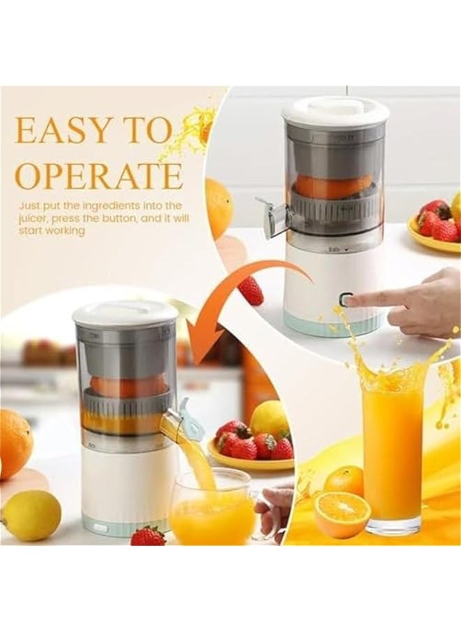 Generic - Automatic Separation Juicer Machine, Rechargeable Pure Juicers for Vegetables and Fruits With USB Cable, Easy to Clean Portable Electric Juicer for Oranges and Lemons, Citrus, Grapefruit (Red, 3.7V) - Image 1