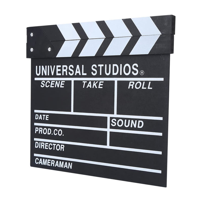 Director Scene Wooden Clapperboard Black White English Version Shoot Prop Decoration - Image 4