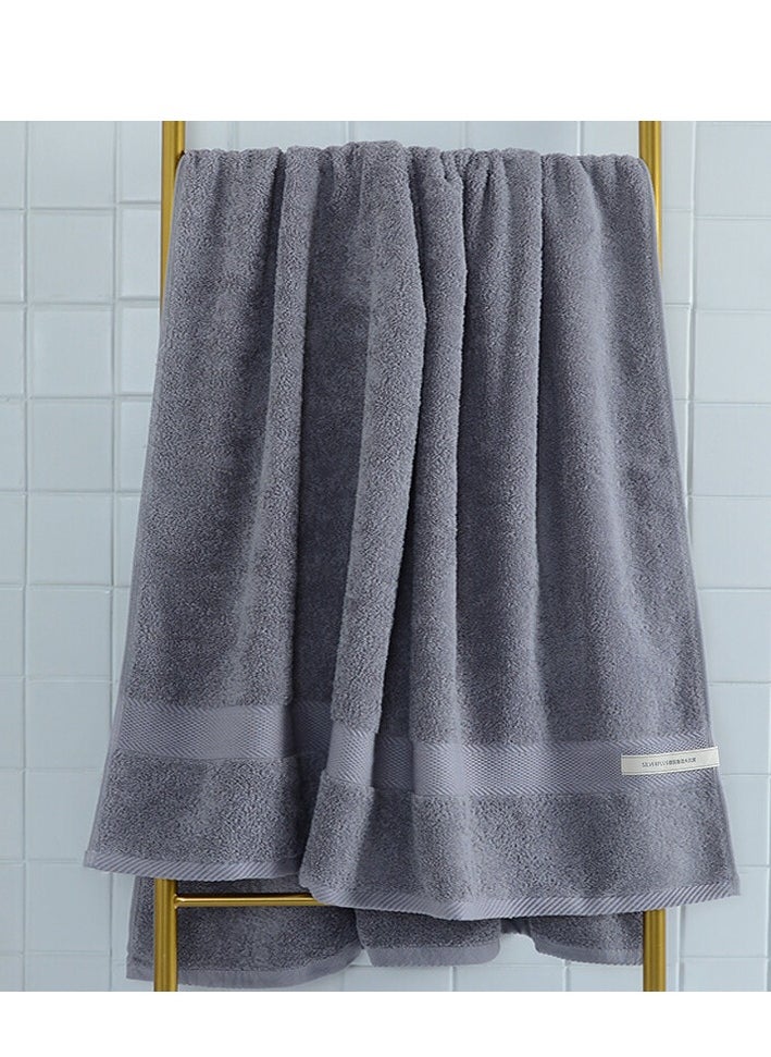joyzzz 8 Pieces Bath Towel Set, 2 Large Bath Towels 2 Hand Towels 4 Square Towel Cotton Super Absorbent Bathroom Towels(Charcoal)  - Image 2