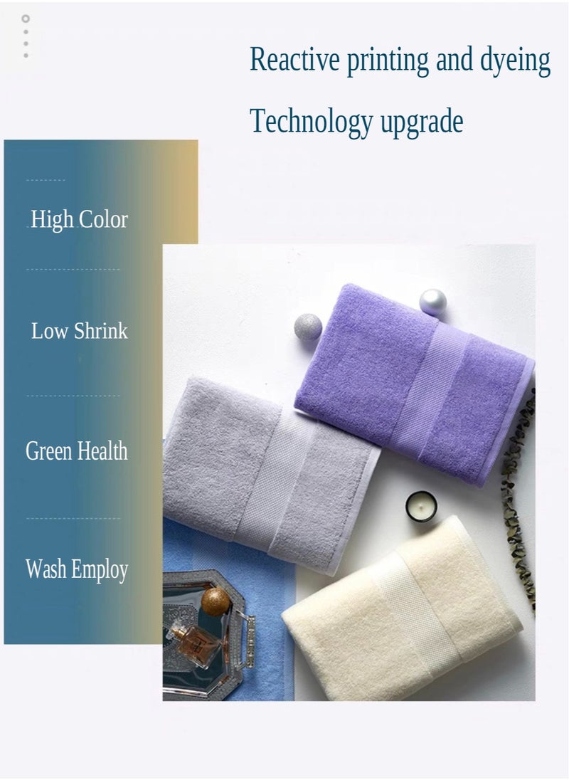 joyzzz 8 Pieces Bath Towel Set, 2 Large Bath Towels 2 Hand Towels 4 Square Towel Cotton Super Absorbent Bathroom Towels(Charcoal)  - Image 5