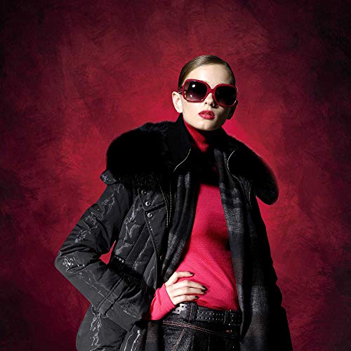Haboke 5X7ft Abstract Red Portrait Photography Backdrops for Photo Shoot Studio Booth Props with Thick Ployester Roller Pocket on Top - Image 4