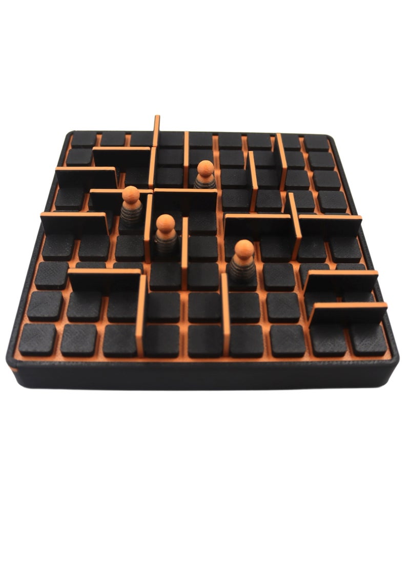 3D Brothers Game Board - Quoridor With Organizer Box Intelligence Games, Strategy Games  - Image 3