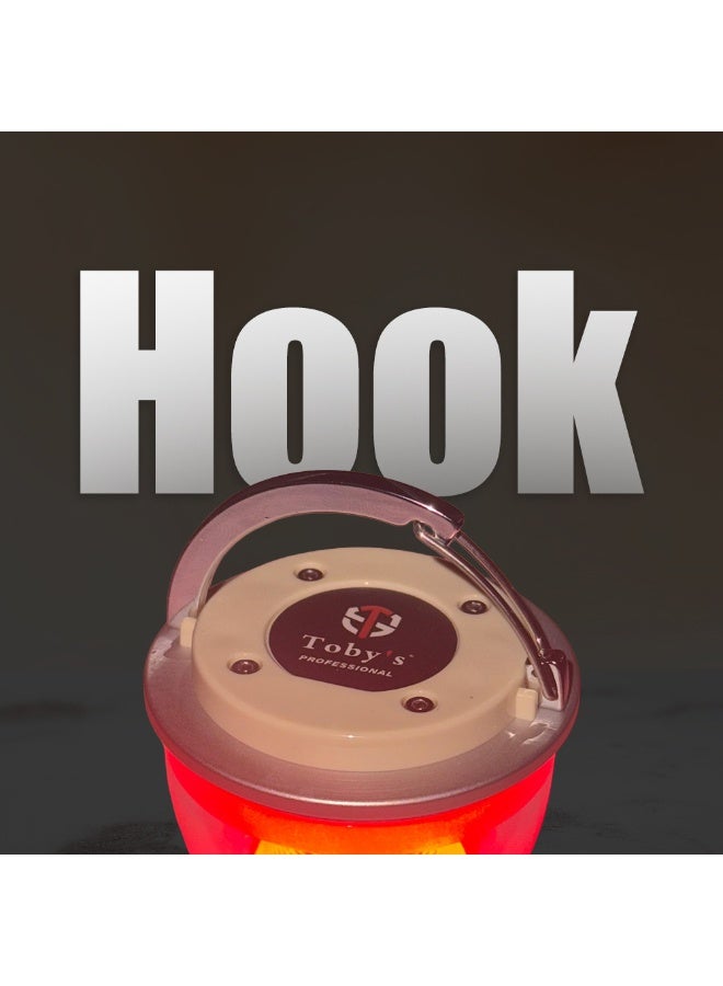 توبيز فانوس توبـي CPL-T40 خفيف الوزن ومحمول للتخييم، بطارية قابلة للشحن 2400mAh، سطوع 7–250 لومن، 5 أوضاع إضاءة، قاعدة مغناطيسية، حلقة تعليق، تشغيل 62 ساعة - Image 3