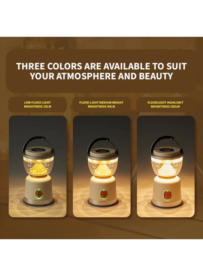 توبيز فانوس توبـي CPL-T40 خفيف الوزن ومحمول للتخييم، بطارية قابلة للشحن 2400mAh، سطوع 7–250 لومن، 5 أوضاع إضاءة، قاعدة مغناطيسية، حلقة تعليق، تشغيل 62 ساعة - Image 5