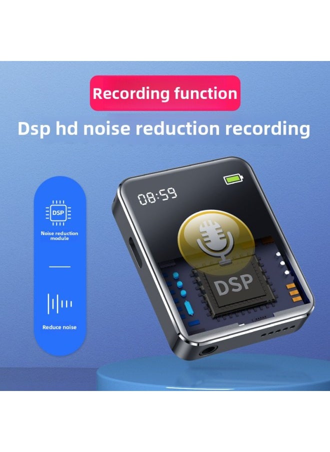 Generic Student Version M28 Touch Screen MP3 Player High School Special Portable Audio Device With Recording Function And USB 2.0 Interface-Body Color:Chinese Version-Memory Capacity:8GB  - Image 4