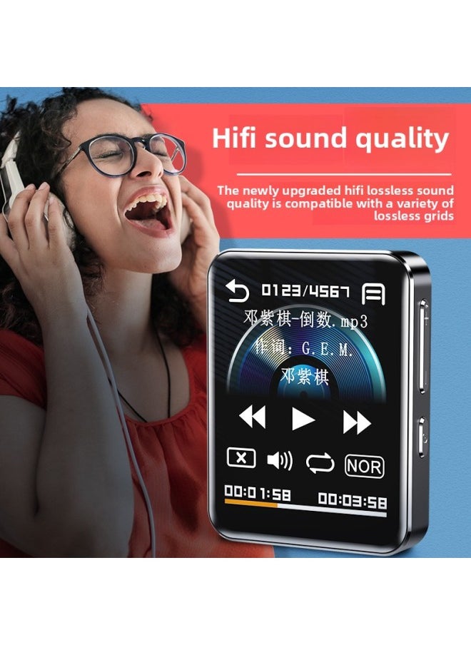 Generic Student Version M28 Touch Screen MP3 Player High School Special Portable Audio Device With Recording Function And USB 2.0 Interface-Body Color:Chinese Version-Memory Capacity:8GB  - Image 2