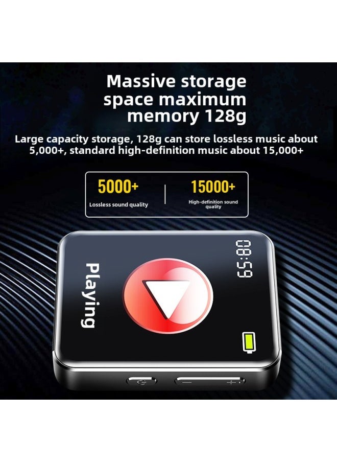 Generic Student Version M28 Touch Screen MP3 Player High School Special Portable Audio Device With Recording Function And USB 2.0 Interface-Body Color:Chinese Version-Memory Capacity:8GB  - Image 3