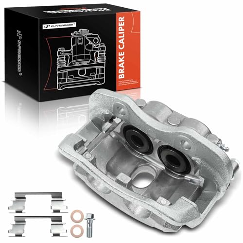A-Premium Rear Disc Brake Caliper Assembly with Bracket Compatible with Select Cadillac, Chevy and GMC Models - Tahoe/Escalade/Avalanche 1500/Yukon 2002-2006, Express/Silverado/Suburban/Sierra 1500 - Image 1