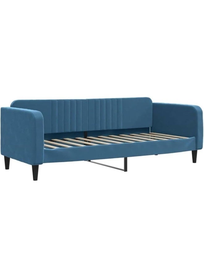 Modern Upholstered Daybed Sofa in Blue - Image 1