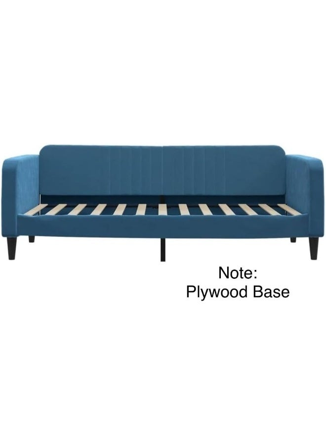 Modern Upholstered Daybed Sofa in Blue - Image 4