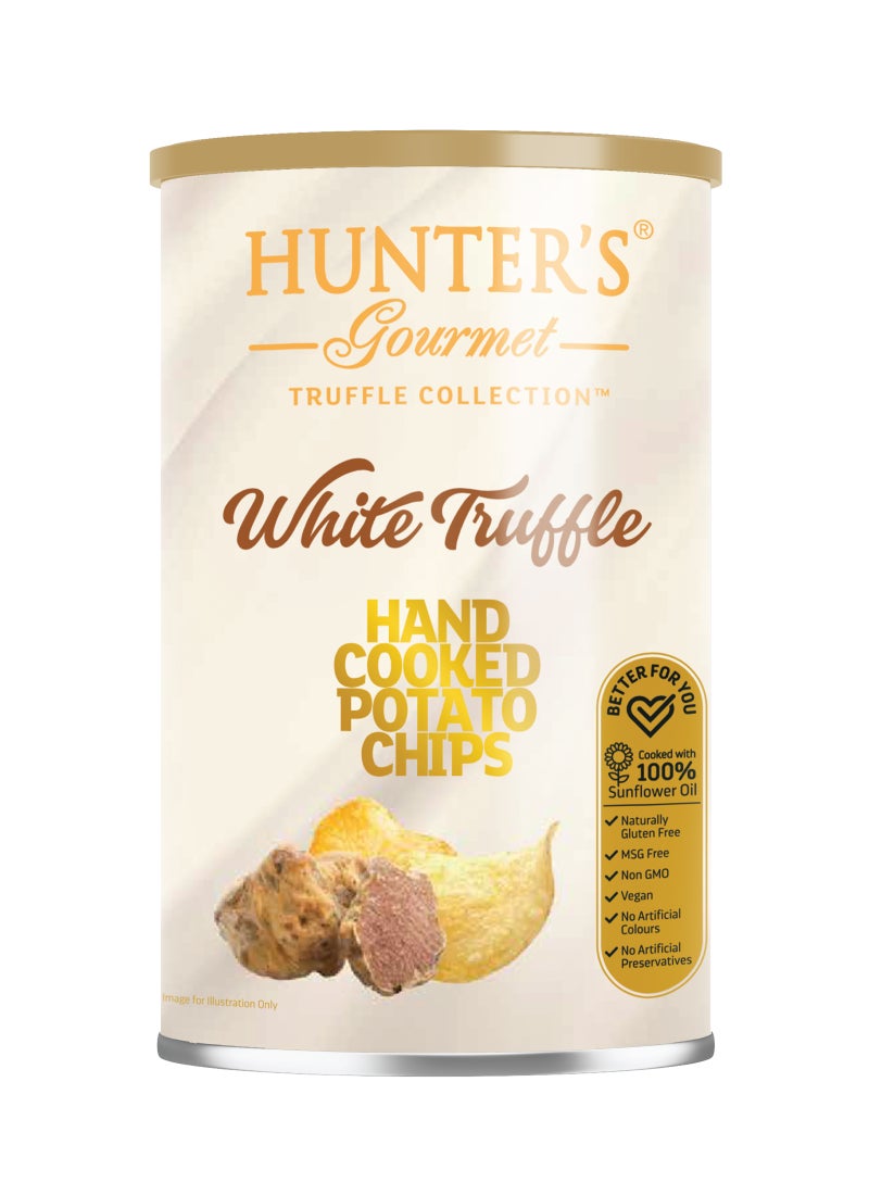 Hunter's Gourmet Gourmet Hand Cooked Potato Chips White Truffle 150Gm - Image 1