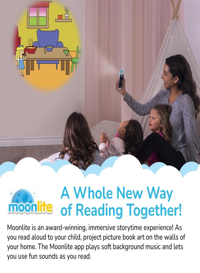 مونليت بكرات قصص مونلايت لجهاز عرض المصباح اليدوي، للأطفال الصغار | جولديلوكس والدببة الثلاثة | عبوة بكرة واحدة، قصة مناسبة للأطفال من عمر 12 شهرًا فما فوق - Image 3