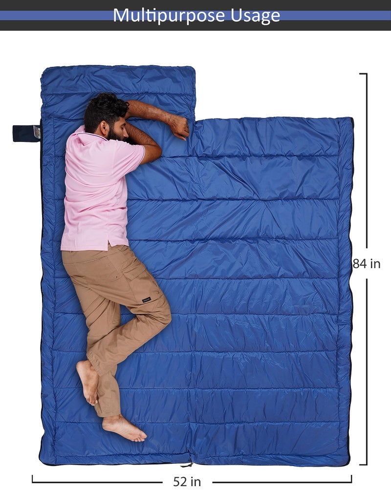 RhinoKraft Camping Sleeping Bag - 3 Season Warm & Cool Weather - Summer, Spring, Winter, Lightweight, for Adults & Kids - Camping Gear Equipment, Traveling and Outdoors - Image 4