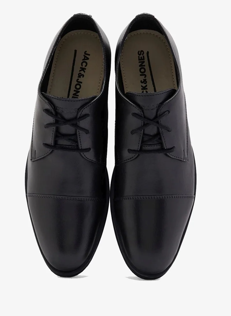 JACK & JONES Anthracite Raymond Formal Lace Ups for Men | Best Price UAE