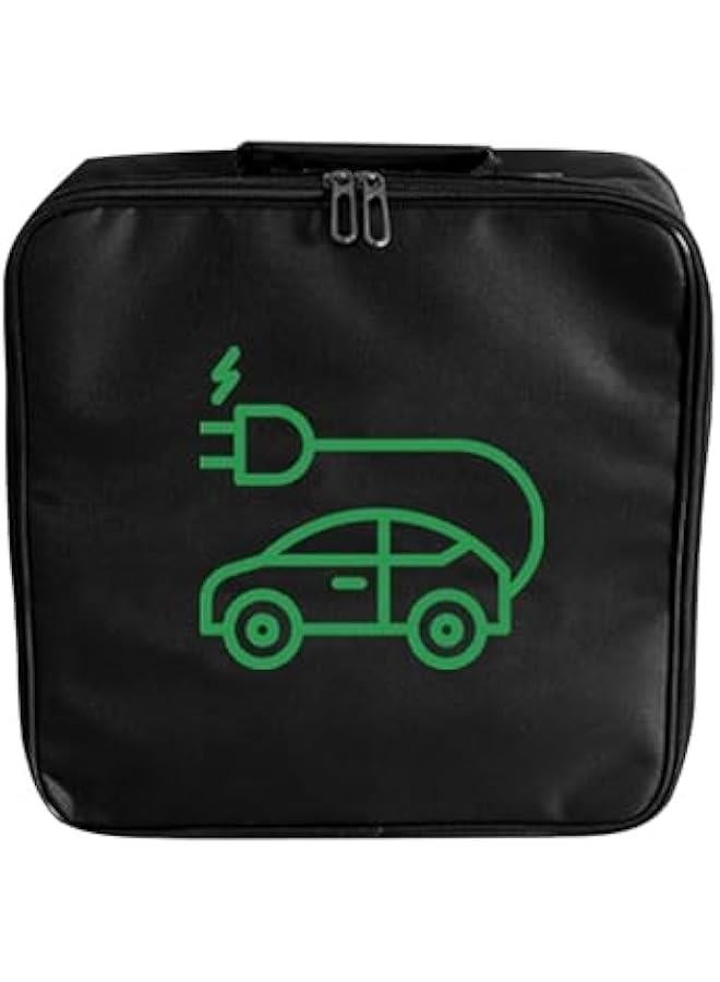 Waterproof EV Charger Cable Handled Bag | EV Extension Cords Trunk Organization Pocket,EV Charging Cable Bag,Zipper Closure Automotive Interior Storage Pouch for Car Air Pump  - Image 1