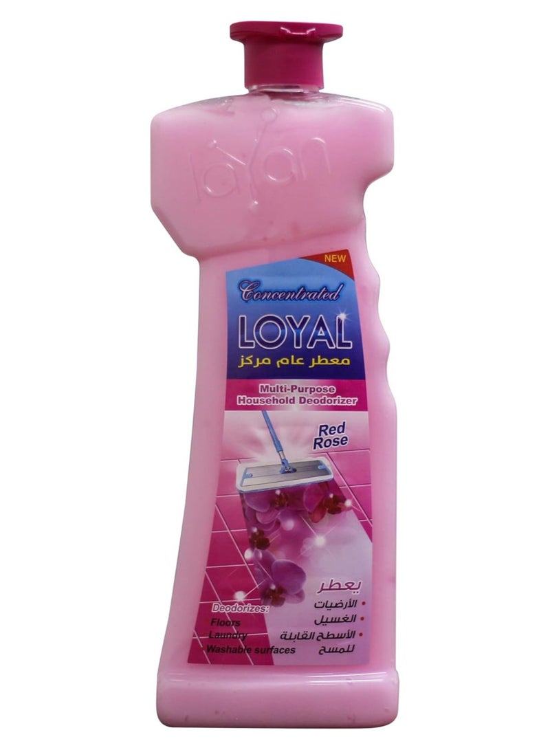 LOYAL Concentrated Multi-Purpose Household Deodorizer,floor cleaning with Red Rose, 700 ml - Image 1