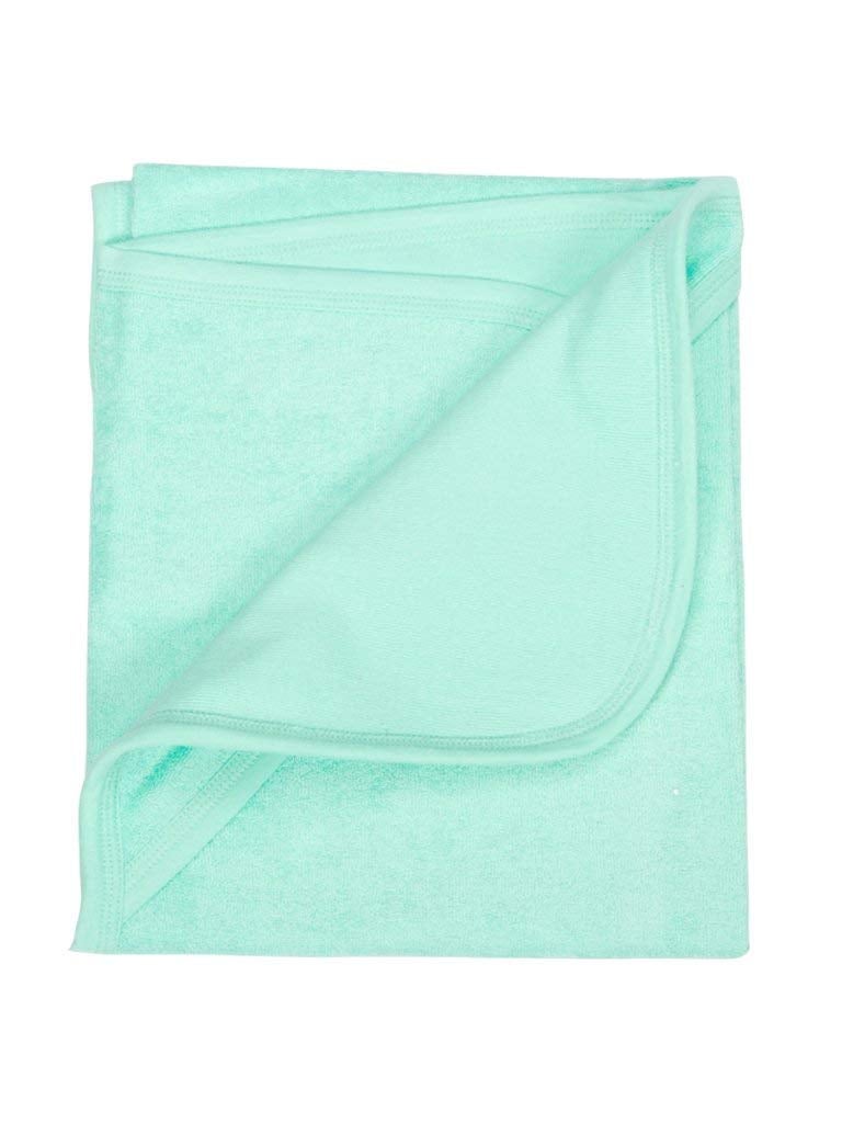 Mee Mee Bamboo Cotton Premium Baby Washcloth, Soft & Absorbent, Reusable, Newborn to Toddler, Hooded, Light Green 80X80 CM - Image 3