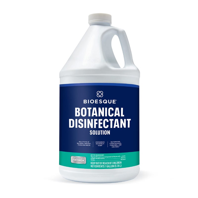 Bioesque Botanical Disinfectant Solution, Heavy Duty Broad-Spectrum Disinfectant, Kills 99.9% of Bacteria, Viruses*, Fungi, & Molds, 1 Gallon (Pack of 1) - Image 1