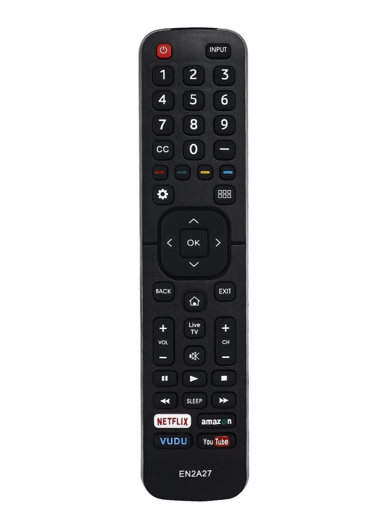 BGM EN2A27 Hisense 4K ULED HD UHD Smart TV Remote with Smart Short Keys  - Image 1