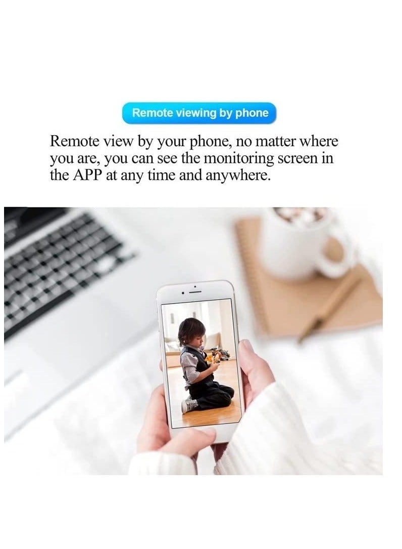 ELTRAZONE 2Pcs Light Bulb Security Camera 2.4GHz & 5G WiFi Outdoor, 1080P E27 Light Socket Security Camera, Indoor 360° Home Security Cameras - Image 3