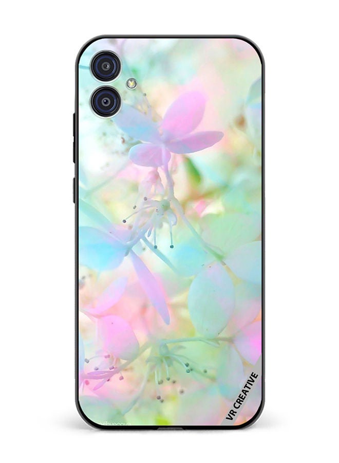 VR CREATIVE Protective Case Cover For Samsung Galaxy M04/F04 Flower Design Multicolour - Image 1