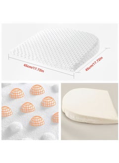 Beauenty Baby Wedge Pillow for Reflux Sleep,Elastic Memory Foam Baby Wedge Pillow,Feeding Pillows for Toddler Removeable Anti Milk Pillow,Baby Pillows for Sleeping for Newborn  - Image 3