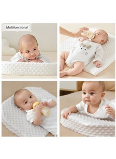 Beauenty Baby Wedge Pillow for Reflux Sleep,Elastic Memory Foam Baby Wedge Pillow,Feeding Pillows for Toddler Removeable Anti Milk Pillow,Baby Pillows for Sleeping for Newborn  - Image 5